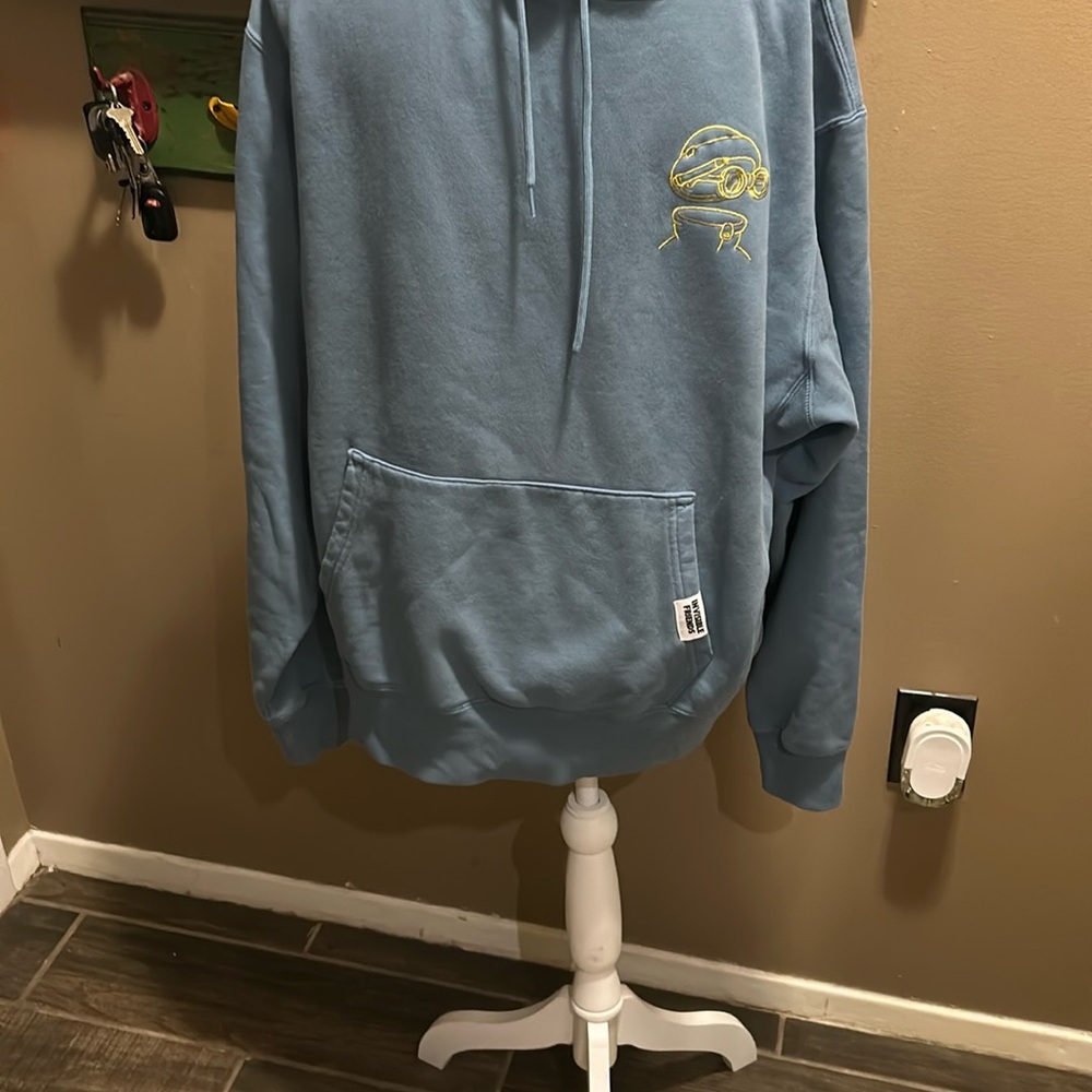 Random Character Collective, Invisible Friends Hoodie w/Yellow Puff Graphics (L)